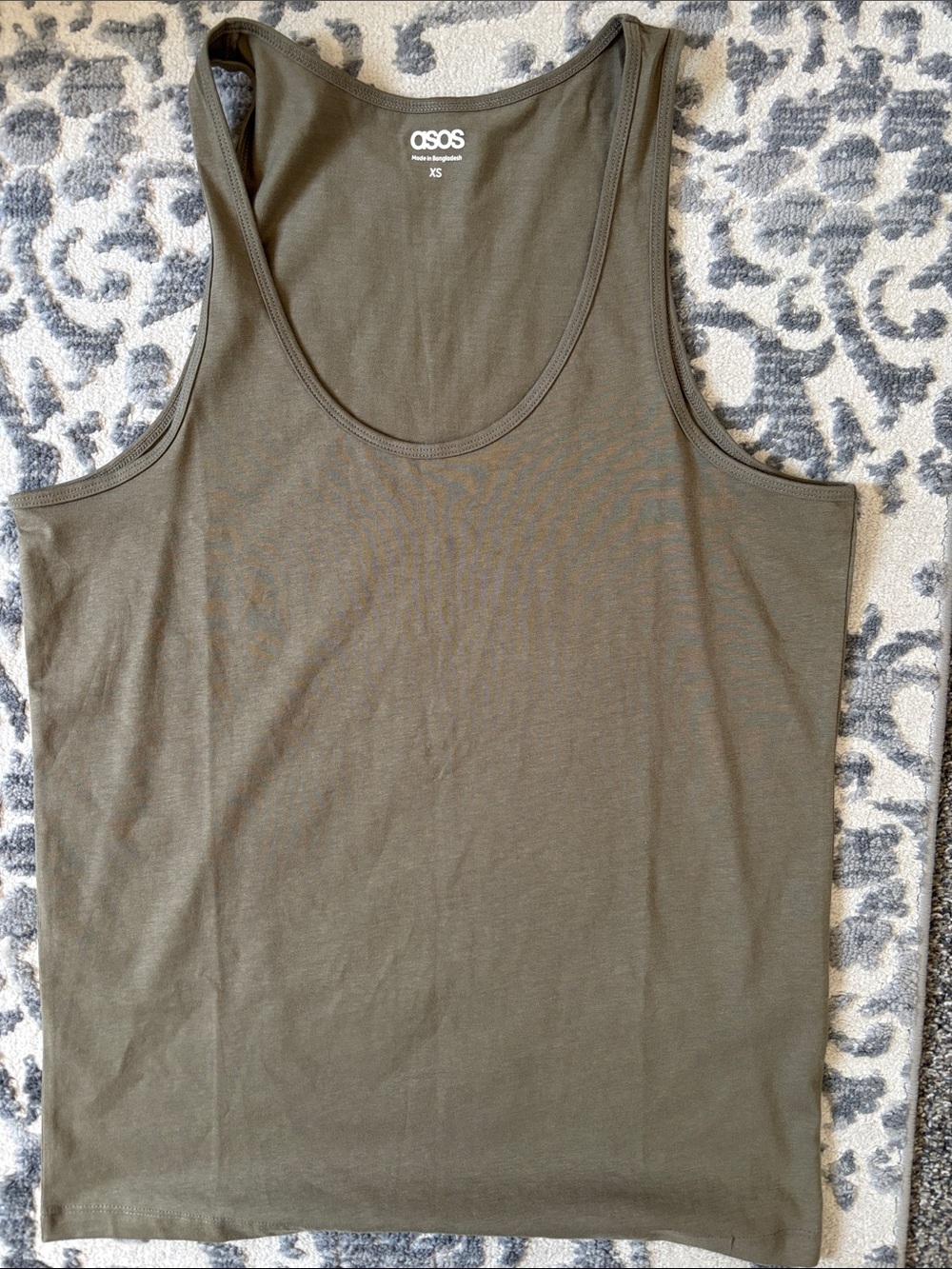 ASOS Olive Green Scoop Neck Tank
